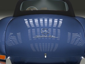 mercedes 300sl roadster top hdri 3D मॉडल