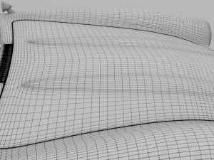 mercedes 300sl roadster top hdri 3D Model