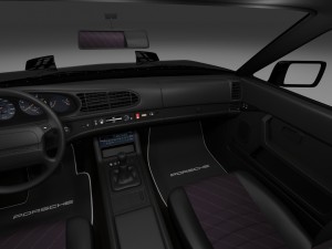 porsche 944 turbo with interior hdri 3D Model