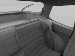 porsche 944 turbo with interior hdri 3D Model