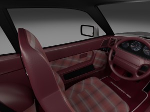 porsche 944 turbo s with interior hdri 3D 模型