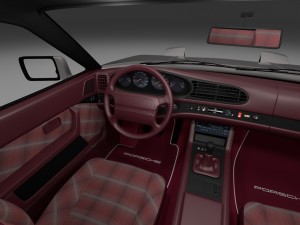 porsche 944 turbo s with interior hdri 3D 模型
