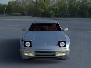 porsche 944 turbo s with interior hdri 3D 模型