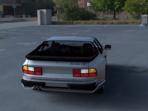 porsche 944 turbo s with interior hdri 3D 模型