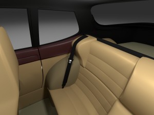 early porsche 944 with interior hdri 3D Модель