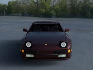 porsche 944s w interior hdri 3D Модель