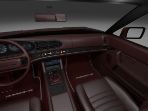porsche 944s w interior hdri 3D Модель