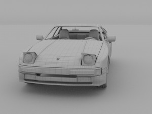 porsche 944s w interior hdri 3D Модель