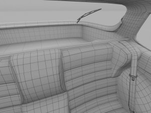 porsche 944 with interior hdri 3D Model