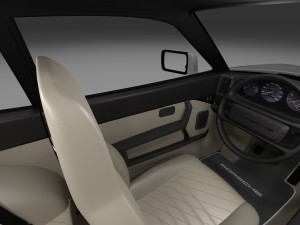 porsche 944 s2 with interior hdri Model 3D
