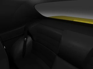 porsche 944 cabriolet with interior hdri 3D Model