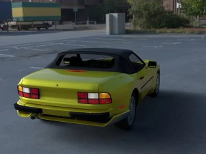 porsche 944 cabriolet with interior hdri 3D Model