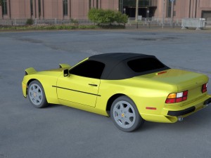 porsche 944 convertible hdri 3D Model