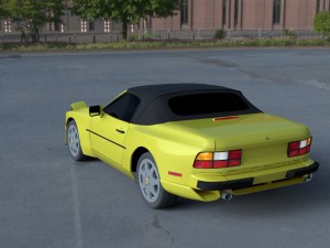 porsche 944 convertible hdri 3D Model