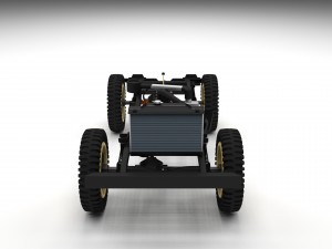 full w chassis jeep willys mb military hdri 3D मॉडल