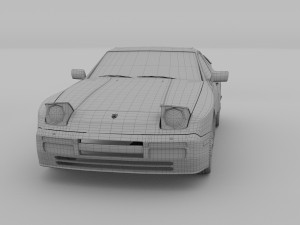 porsche 944 turbo s hdri 3D Model