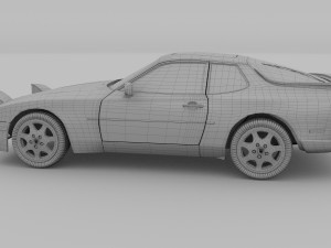 porsche 944 turbo s hdri 3D Model