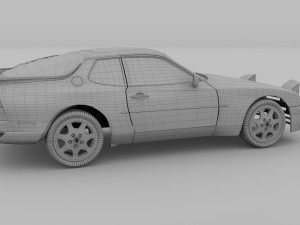 porsche 944 turbo s hdri 3D Model