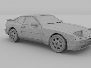 porsche 944 turbo s hdri 3D Model