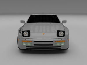 porsche 944 turbo s hdri 3D Model