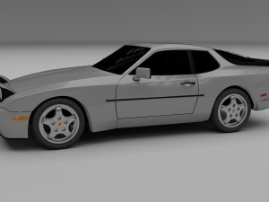 porsche 944 turbo s hdri 3D Model