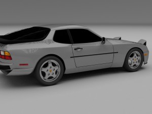 porsche 944 turbo s hdri 3D Model