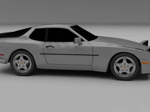 porsche 944 turbo s hdri 3D Model