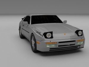 porsche 944 turbo s hdri 3D Model