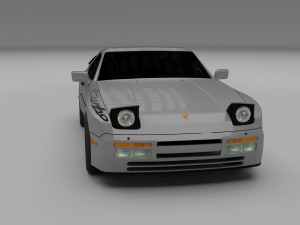 porsche 944 turbo s hdri 3D Model