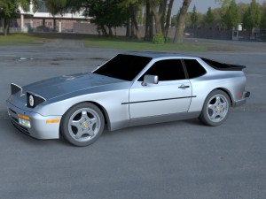 porsche 944 turbo s hdri 3D Model