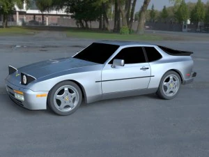 porsche 944 turbo s hdri 3D Model