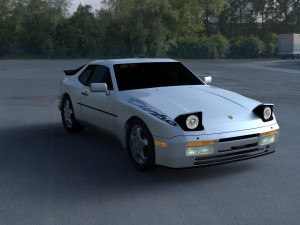 porsche 944 turbo s hdri 3D Model