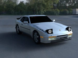 porsche 944 turbo s hdri 3D Model