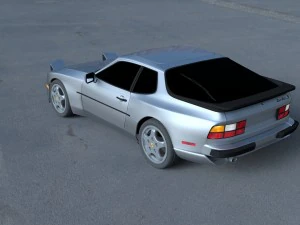 porsche 944 turbo s hdri 3D Model