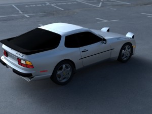 porsche 944 turbo s hdri 3D Model