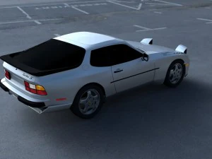 porsche 944 turbo s hdri 3D Model