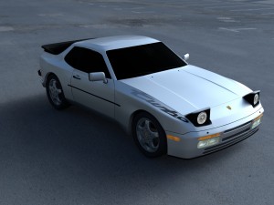 porsche 944 turbo s hdri 3D Model