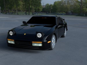 porsche 944 turbo hdri 3D Model