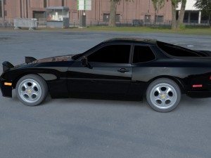 porsche 944 turbo hdri 3D 모델