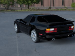 porsche 944 turbo hdri 3D 모델