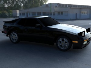 porsche 944 turbo hdri 3D 모델
