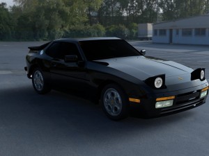 porsche 944 turbo hdri 3D 모델
