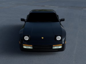 porsche 944 turbo hdri 3D 모델