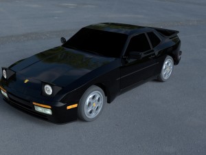 porsche 944 turbo hdri 3D 모델