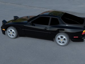 porsche 944 turbo hdri 3D 모델