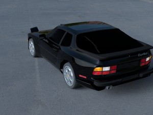 porsche 944 turbo hdri 3D 모델