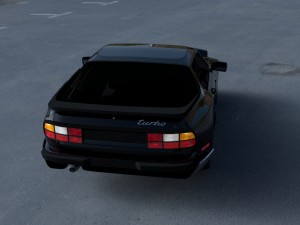 porsche 944 turbo hdri 3D 모델