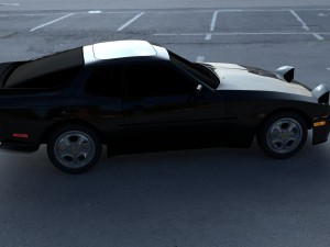 porsche 944 turbo hdri 3D 모델