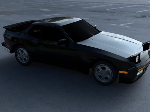 porsche 944 turbo hdri 3D 모델