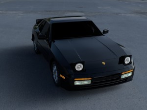 porsche 944 turbo hdri 3D 모델